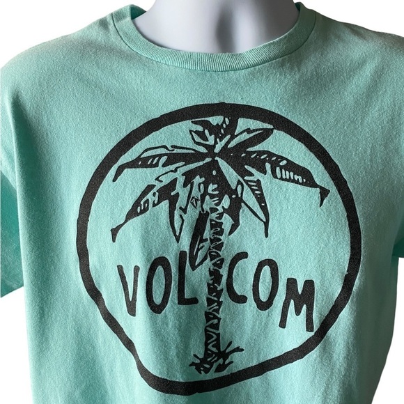 VOLCOM Stone Palm Tree Skate Tee Shirt Men M Medium - Picture 2 of 6